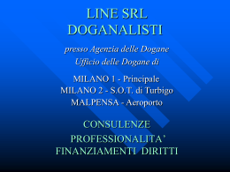 Line Srl - Doganalisti