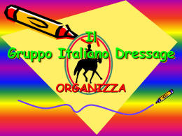 Presentazione - Gruppo Italiano Dressage