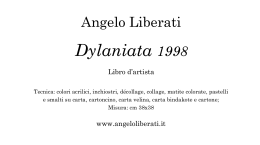 Angelo Liberati Dilaniata Libro d`artista