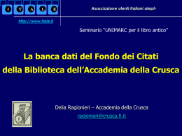 Delia Ragionieri - Associazione ITALE