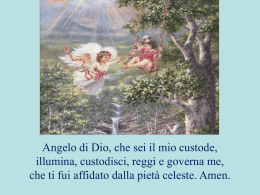 Preghierine all`Angelo custode