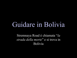 Guidare in Bolivia