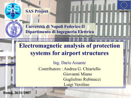 Caratteristiche elettromagnetiche di barriere antintrusive per