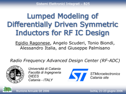 Lumped modeling of differentially driven symmetric inductors for RF