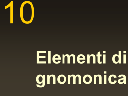 Elementi di gnomonica