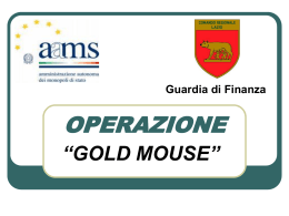 operazione "Gold mouse"