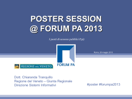 Diapositiva 1 - Regione Veneto