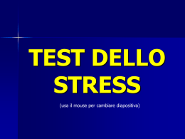TEST DELLO STRESS