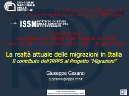 Gesano - Istituto di Studi sulle Società del Mediterraneo