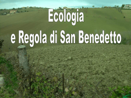 Ecologia e regola di San Benedetto