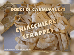Chiacchiere tutorial.