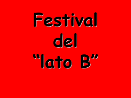 festival del "lato b"