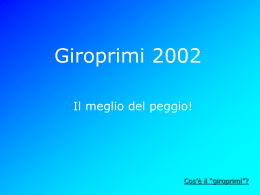 Giroprimi - Bano 2002