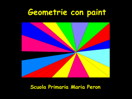 Geometrie con paint - Scuole Primarie e dell`Infanzia