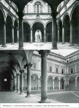 Michelozzo, 1 Cortile del Palazzo Medici. 2