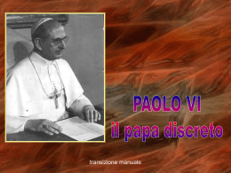 Paolo VI il Papa discreto