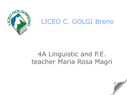 LICEO C. GOLGI Breno
