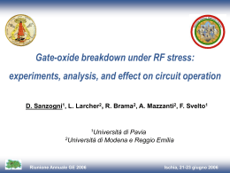 Gate-oxide breakdown under RF stress