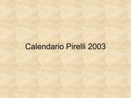 calendario pirelli 2003