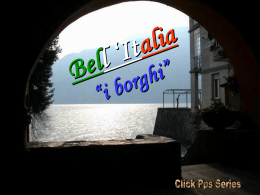 Bell `Italia “i borghi” Click Pps Series