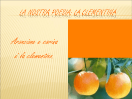 La clementina - a cura di Letizia Lancione e Rita Catalano