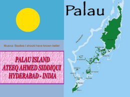 Asia, India: Palau island