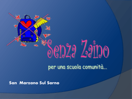 Senza Zaino - IC San Marzano sul Sarno