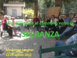 Preghiera Collettiva (Campo Sila 2012) a cura di Giuliana Martirani