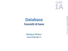 Slide: Database > Concetti di base