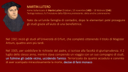 Martin Lutero - Sentieri della mente
