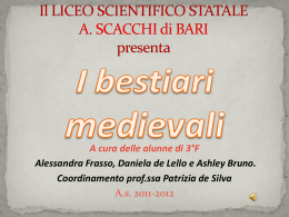 i bestiari medievali - LiceoScacchiBari.gov.it