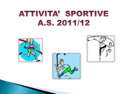 Sport a scuola 2011-2012 - Istituto Comprensivo Leonardo da Vinci