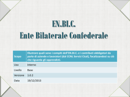 EN.BI.C. Ente Bilaterale Confederale