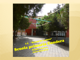 Festa dell`accoglienza Scuola Primaria Condera