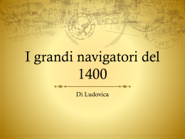I grandi navigatori del 1400