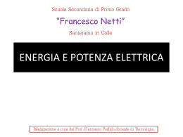 Energie e Potenze Elettriche