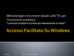 Accesso Facilitato Su Windows