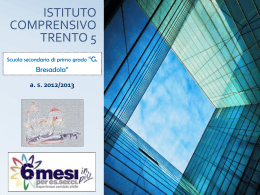 Diapositiva 1 - Istituto Trento 5