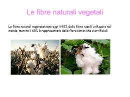 Le fibre naturali vegetali (Meghi)