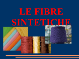 Le fibre sintetiche ( Francesca)
