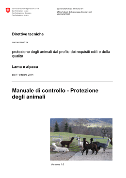 Manuale di controllo lama e alpaca