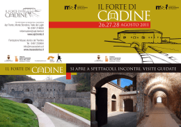 Forte di Cadine - Trentino Grande Guerra