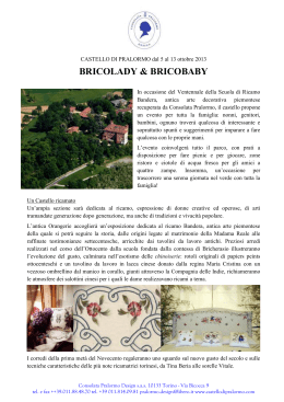 bricolady & bricobaby - Castello di Pralormo