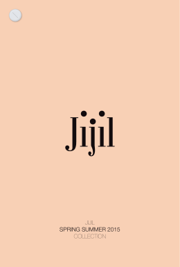 JIJIL spring summer 2015 COLLECTION