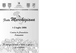 Festa marchigiana, ediz. 2006