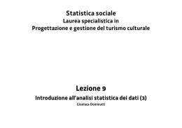 Lezione 9 dott. Dominutti - Università degli Studi di Udine