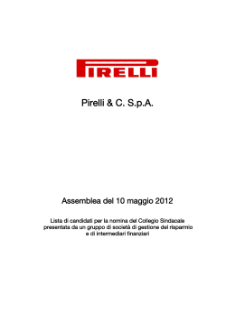 Pirelli & C. S.p.A.