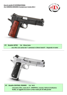 pistole e revolver maggio 2015