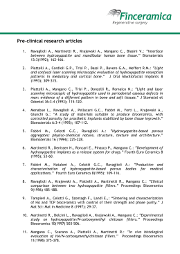 Pre-clinical research articles