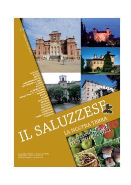 SALUZZO 2013.indd - Angoli d`Italia, le eccellenze italiane nel Mondo